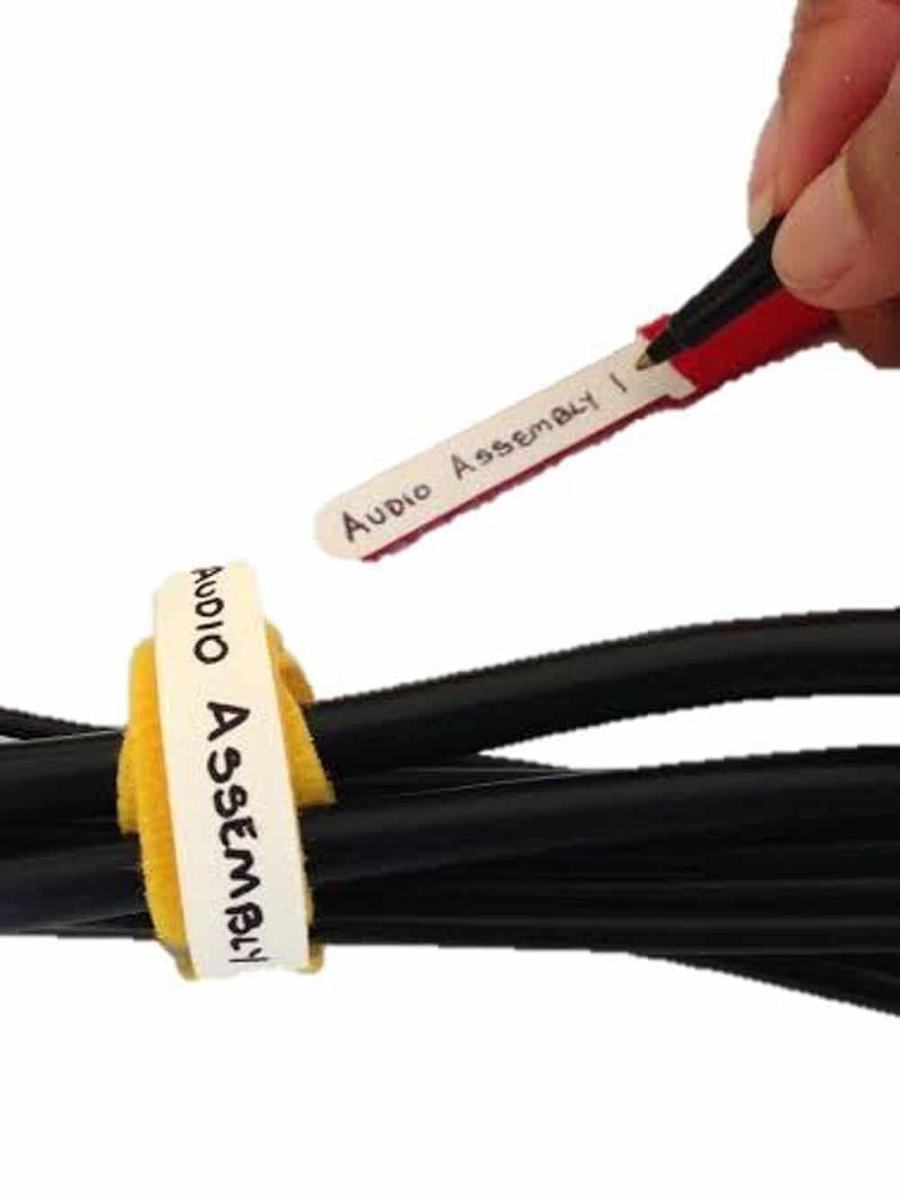 SPEEDWRAP® Glow-In-The-Dark Marker Tie - Writable Surface ID Tie