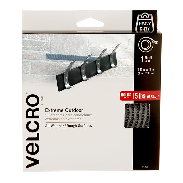 Velcro Industrial Strength Strips, 4 in x 2 in